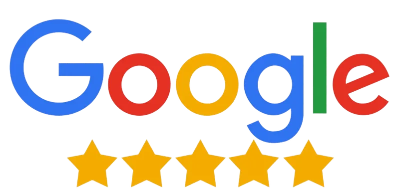 Google five-star review badge