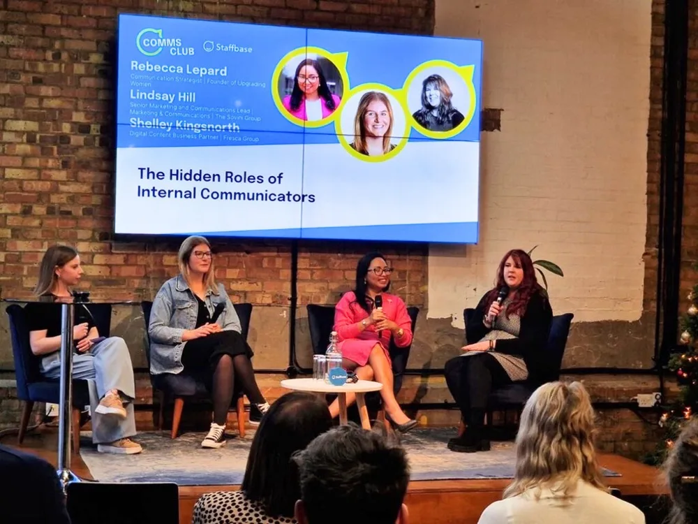 Rebecca on a Hidden Roles of Internal Communicators panel